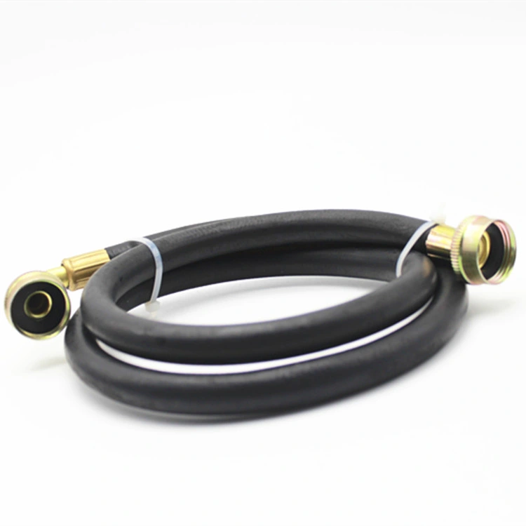 1/2" Rubber Washing Machine Hose with 90 Degree Elbow Connector