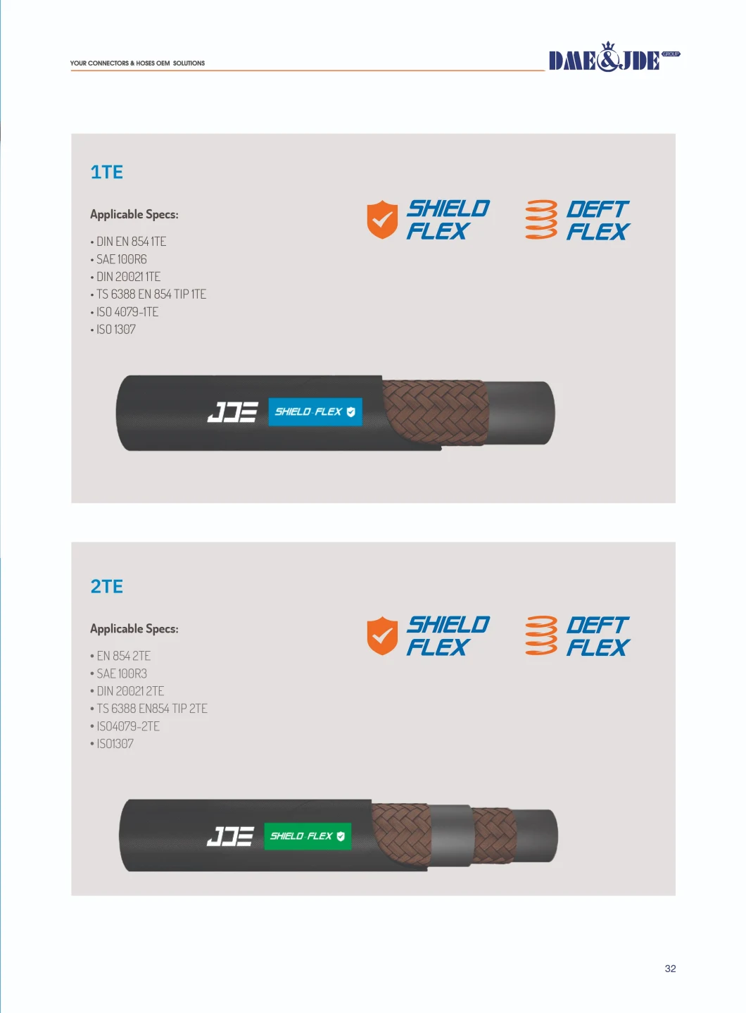 SAE J517 R6 Textile Braided Hydraulic Hose