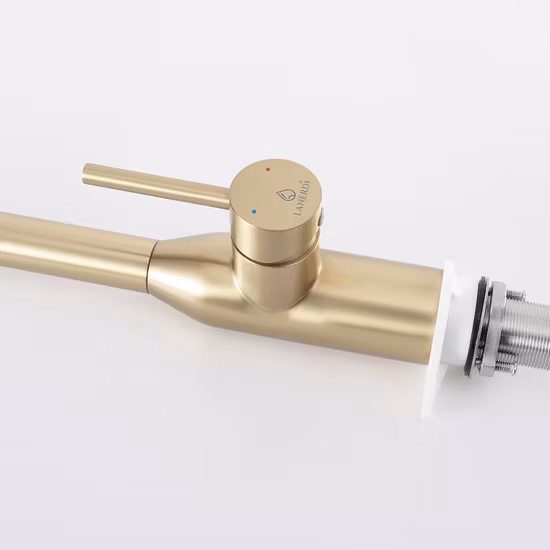 Sanitary Ware Factory Kitchen Sink Tap Water Tap PVD Champaign Swivel Faucet Gold Kitchen Tap Put Down Upc 304 Stainless Steel Kitchen Mixer Kitchen Faucet