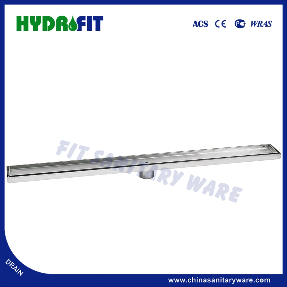 Hot Sale Stainless Steel Tile Insert Vertical Outlet Linear Shower Drain Linear Drainer Shower Drainer